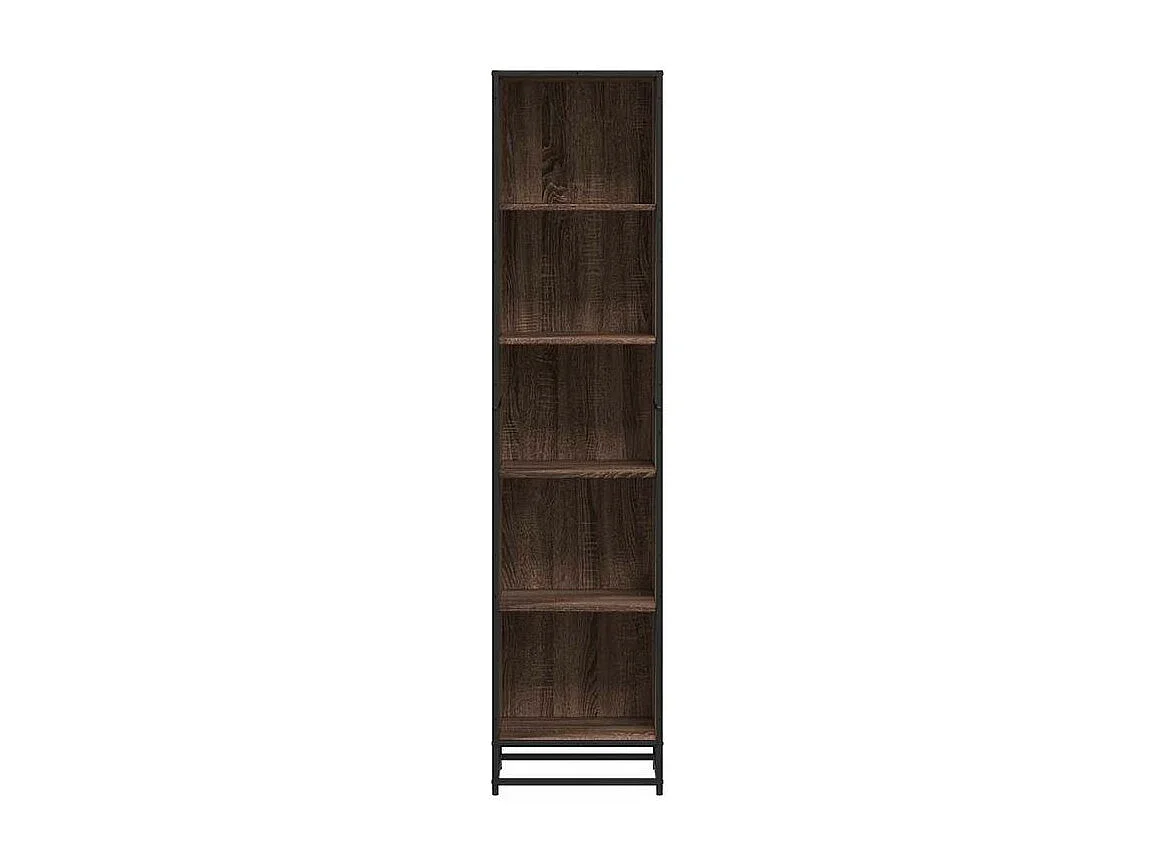 Bibliothèque chêne marron 40x35x170,5 bois d'ingénierie