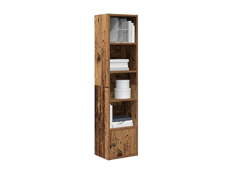 Bibliothèque vieux bois 31x24x127 bois d'ingénierie