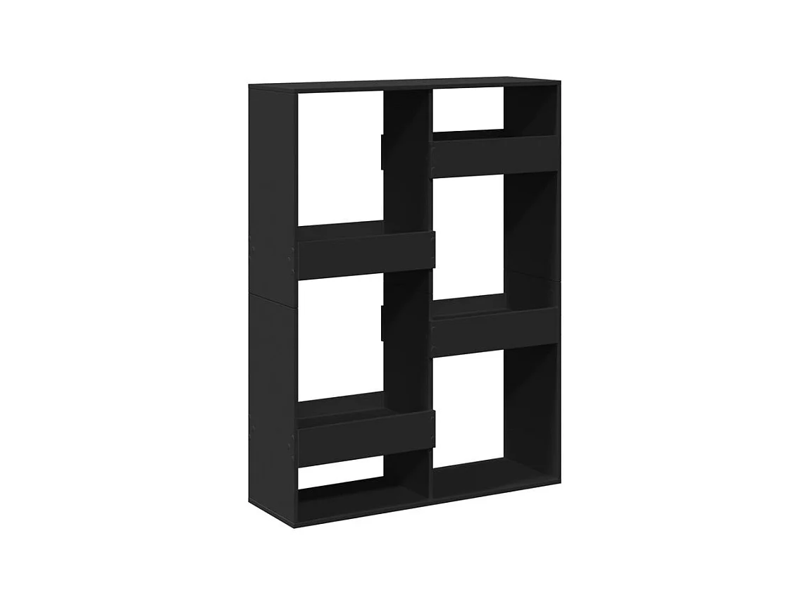 Bibliothèque noir 100x33x135 bois d'ingénierie