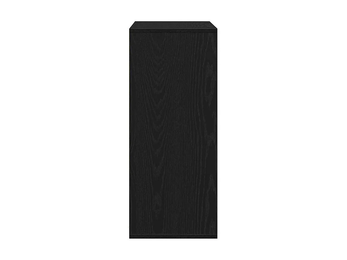 Bibliothèque noir 60x30x71,5 bois d'ingénierie