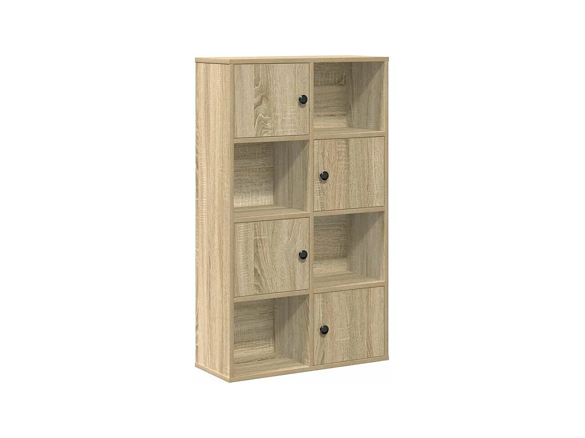 Bibliothèque chêne sonoma 60x24x101,5 bois d'ingénierie