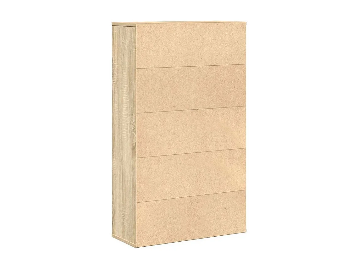 Bibliothèque chêne sonoma 60x24x101,5 bois d'ingénierie