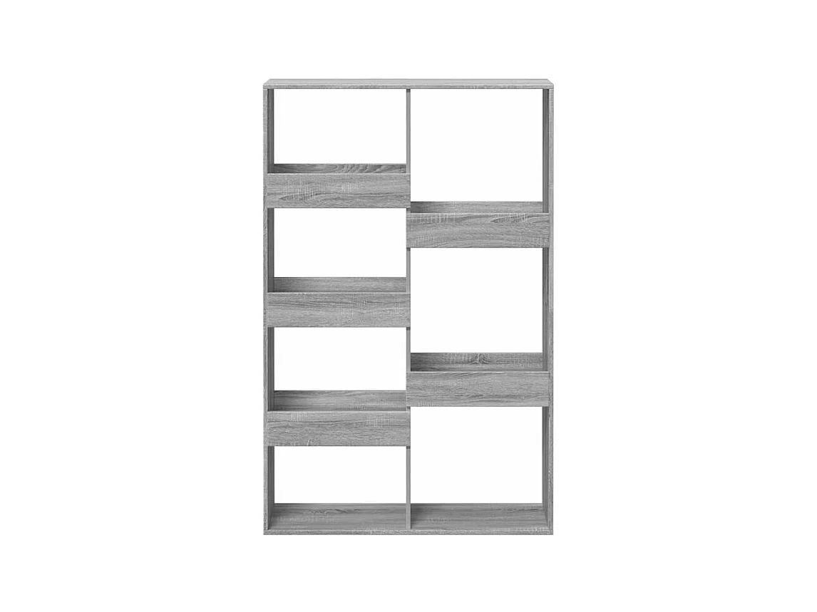 Bibliothèque sonoma gris 100x33x155,5 bois d'ingénierie