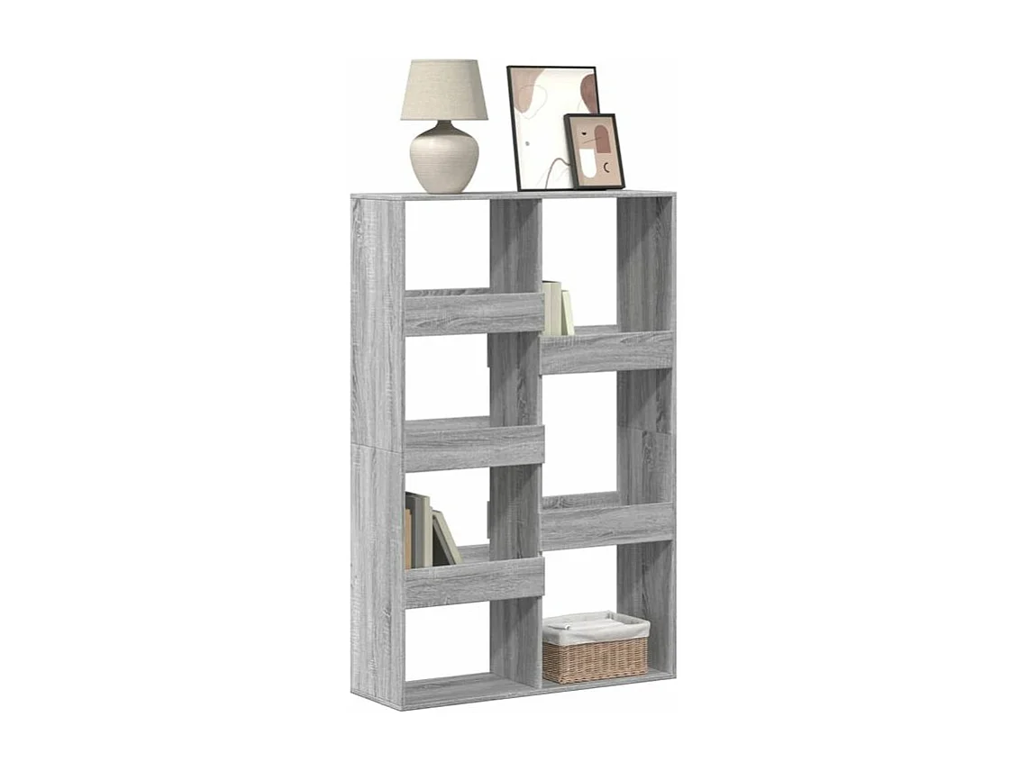 Bibliothèque sonoma gris 100x33x155,5 bois d'ingénierie