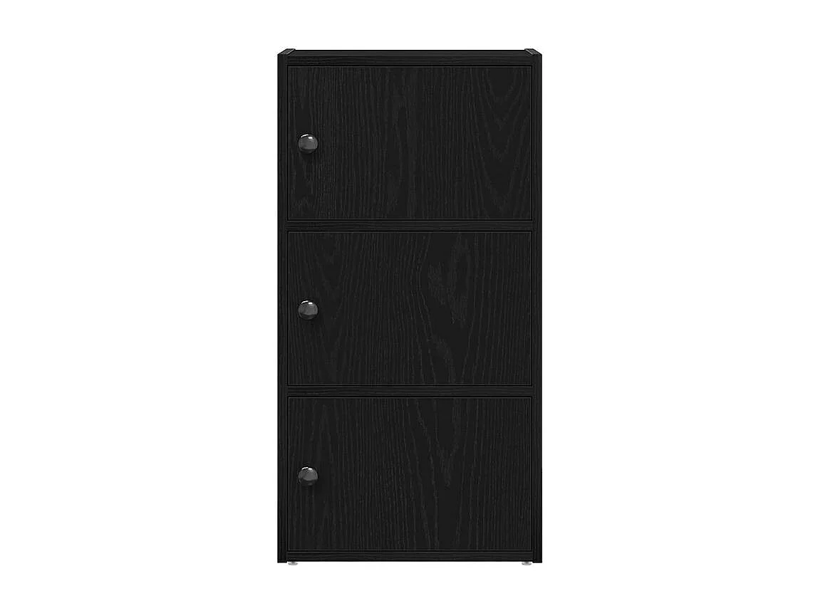 Bibliothèque chêne noir 40x24x77 bois d'ingénierie