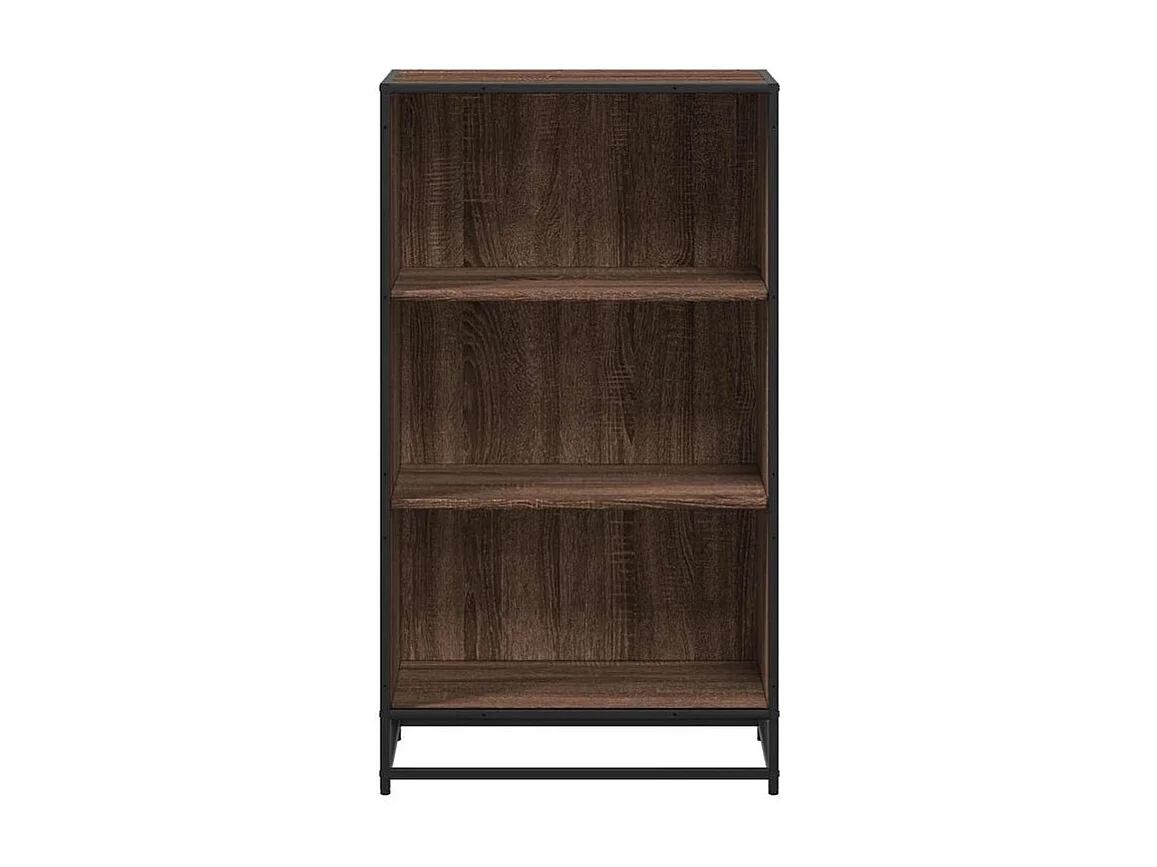 Bibliothèque chêne marron 60x35x107,5 bois d'ingénierie