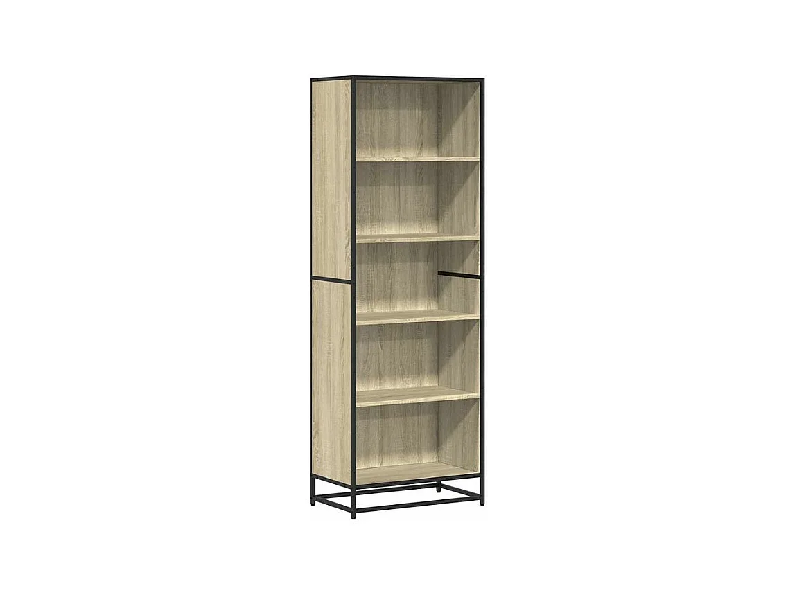 Bibliothèque chêne sonoma 60x35x170,5 bois d'ingénierie
