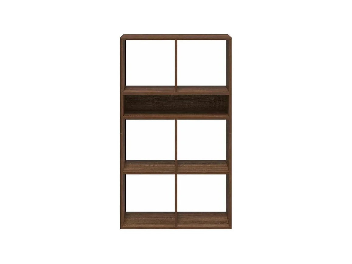 Bibliothèque chêne marron 66x31x112 bois d'ingénierie