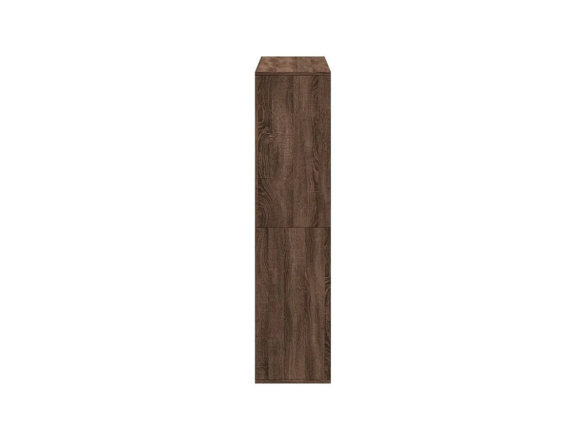 Cloison de séparation chêne marron 100x33x135 bois ingénierie