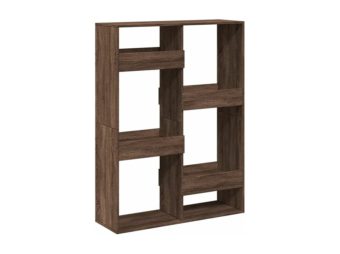 Cloison de séparation chêne marron 100x33x135 bois ingénierie