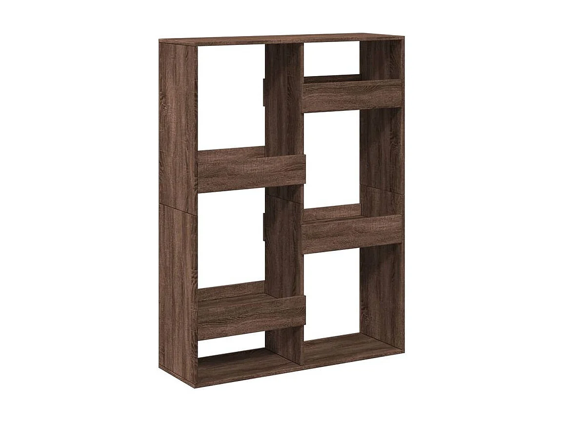 Cloison de séparation chêne marron 100x33x135 bois ingénierie