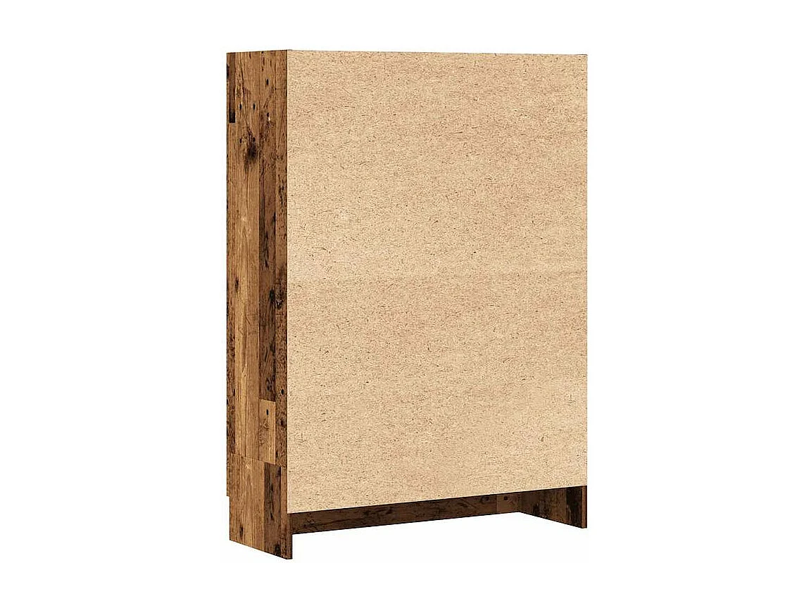 Bibliothèque vieux bois 82,5x30,5x115 bois d'ingénierie