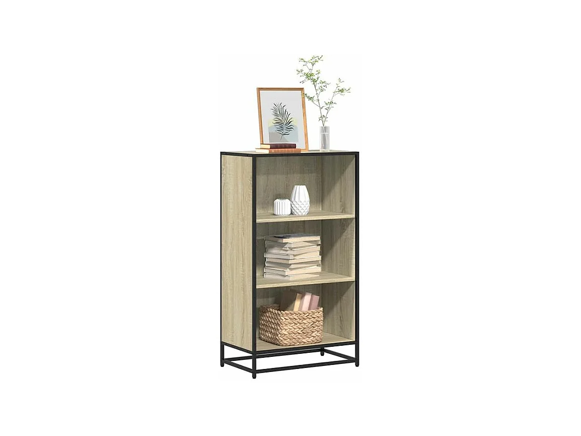 Bibliothèque chêne sonoma 60x35x107,5 bois d'ingénierie