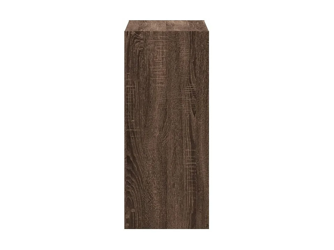 Bibliothèque chêne marron 68,5x32x75 bois d'ingénierie