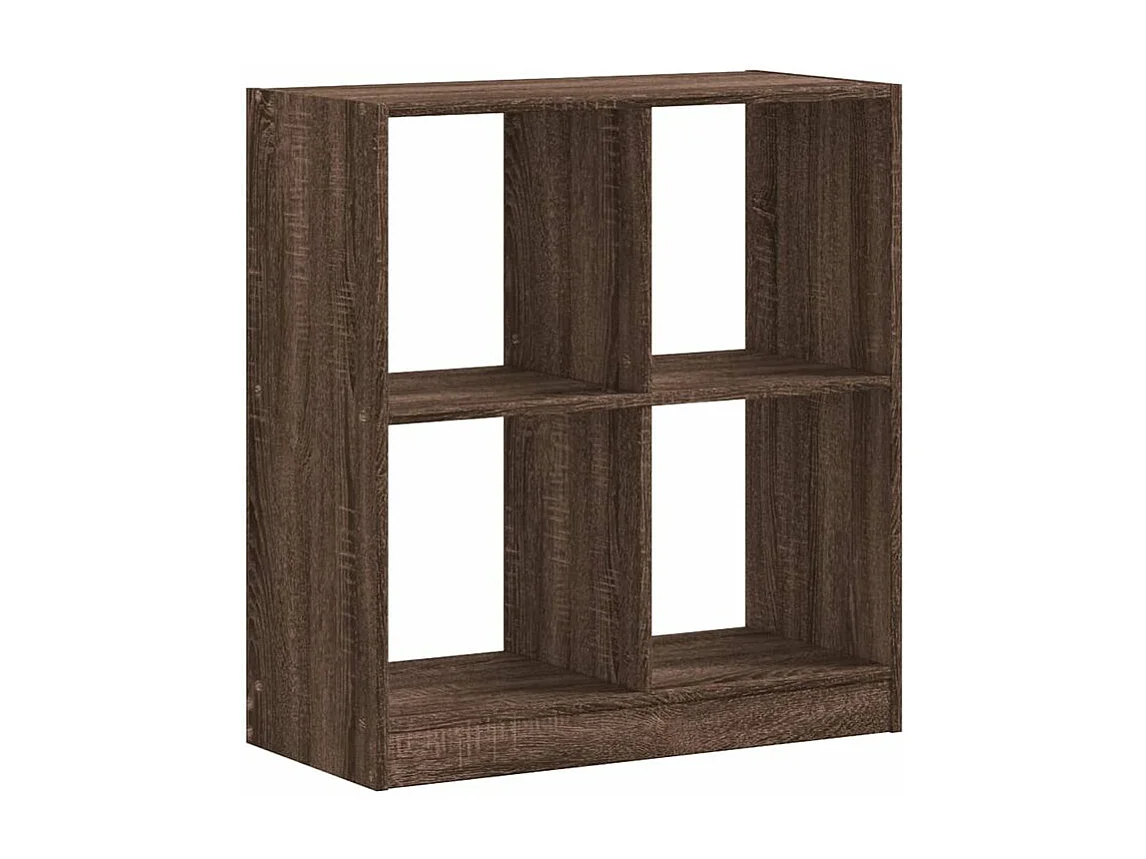 Bibliothèque chêne marron 68,5x32x75 bois d'ingénierie