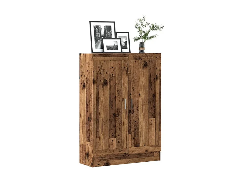 Bibliothèque vieux bois 82,5x30,5x115 bois d'ingénierie