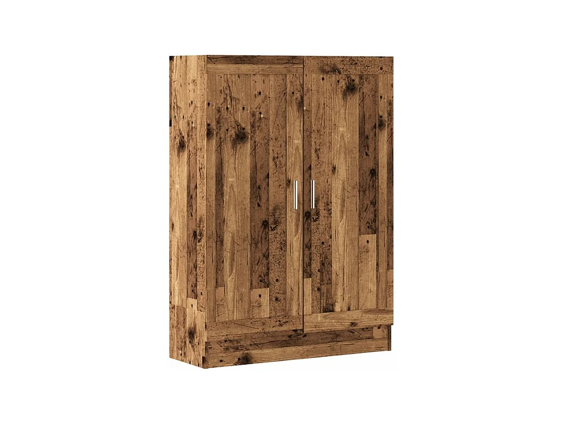 Bibliothèque vieux bois 82,5x30,5x115 bois d'ingénierie