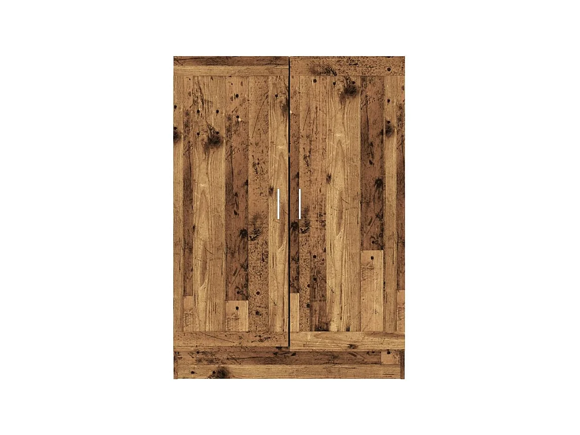 Bibliothèque vieux bois 82,5x30,5x115 bois d'ingénierie