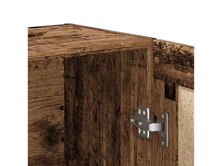 Bibliothèque vieux bois 82,5x30,5x115 bois d'ingénierie