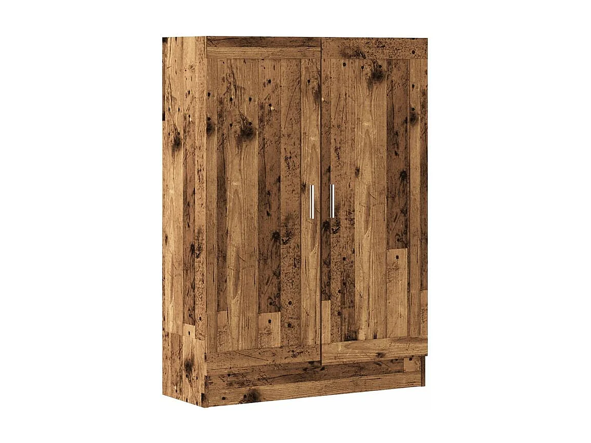 Bibliothèque vieux bois 82,5x30,5x115 bois d'ingénierie