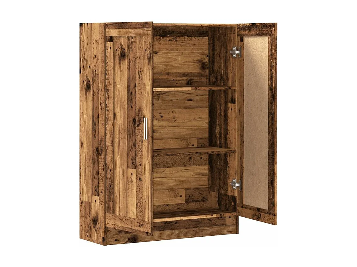 Bibliothèque vieux bois 82,5x30,5x115 bois d'ingénierie