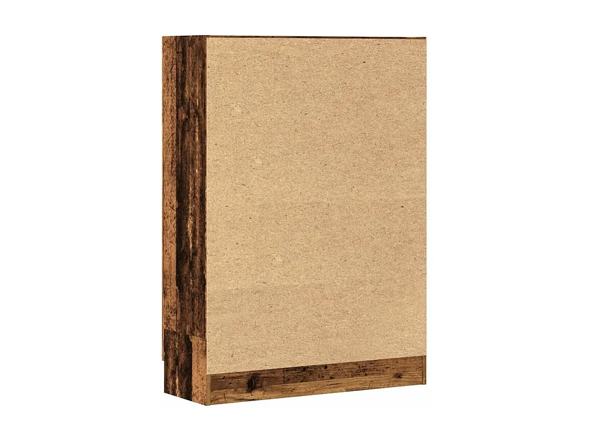 Bibliothèque vieux bois 82,5x30,5x115 bois d'ingénierie