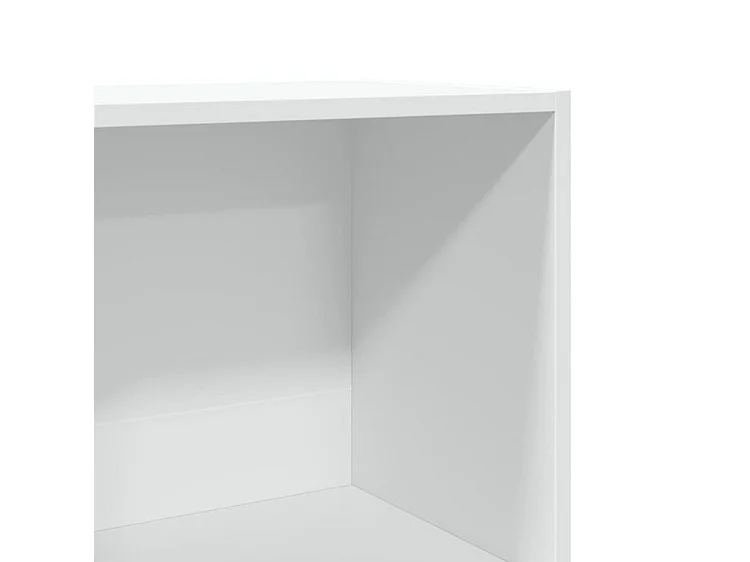 Bibliothèque blanc 40x30x114 bois d'ingénierie