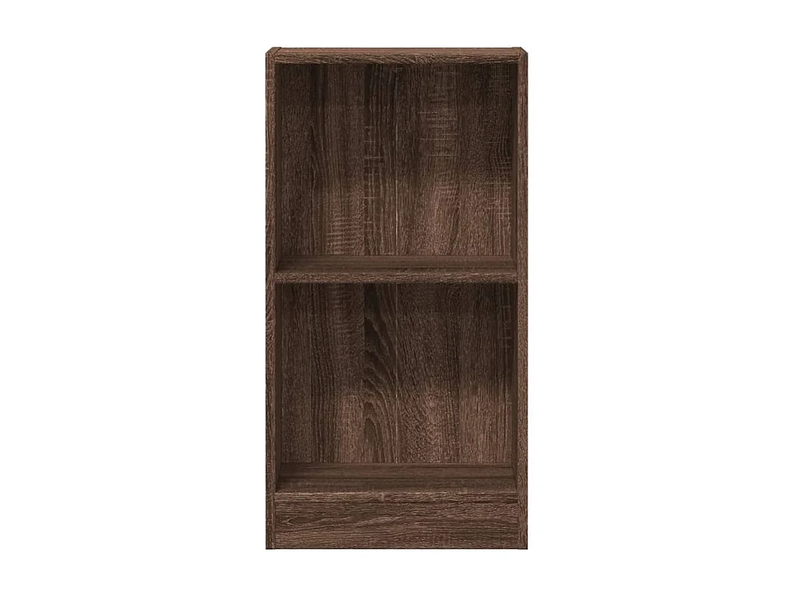 Bibliothèque chêne marron 40x24x76 bois d'ingénierie