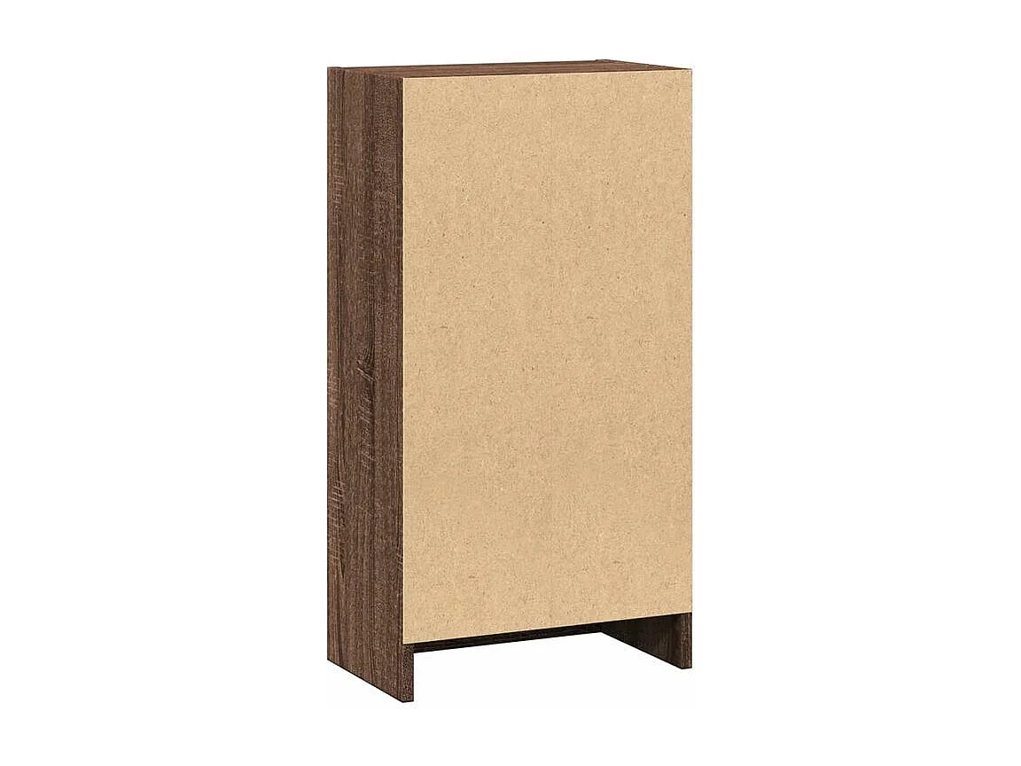 Bibliothèque chêne marron 40x24x76 bois d'ingénierie