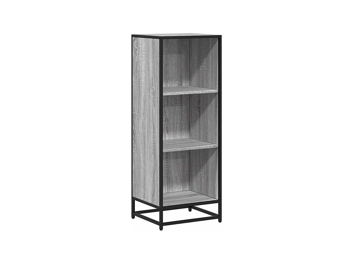 Bibliothèque sonoma gris 40x35x107,5 bois d'ingénierie