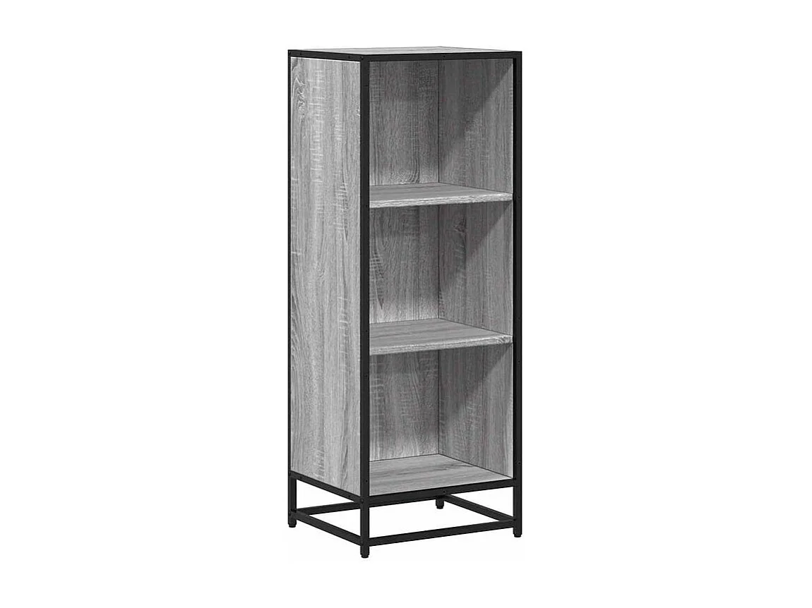 Bibliothèque sonoma gris 40x35x107,5 bois d'ingénierie