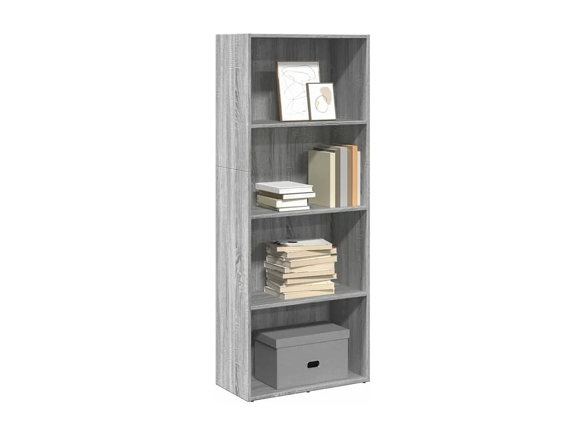 Bibliothèque sonoma gris 60x30x152 bois d'ingénierie