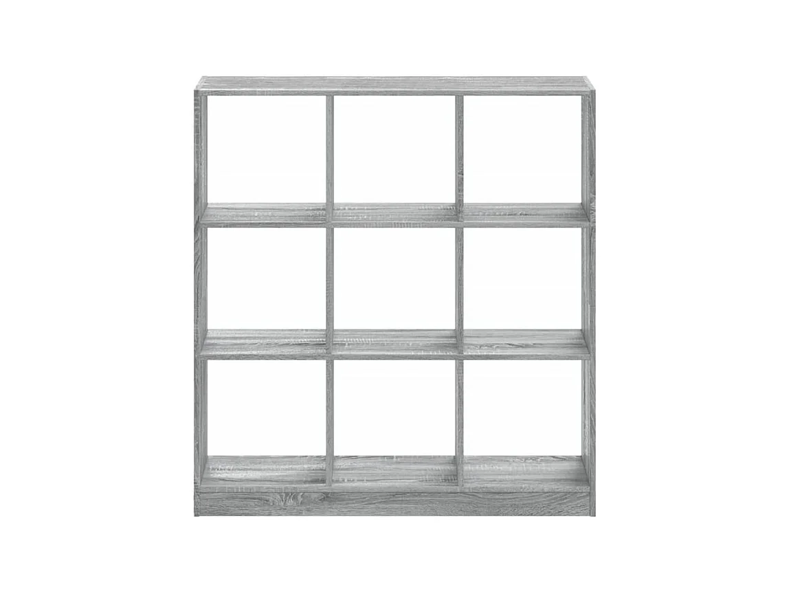 Bibliothèque sonoma gris 102x32x108 bois d'ingénierie