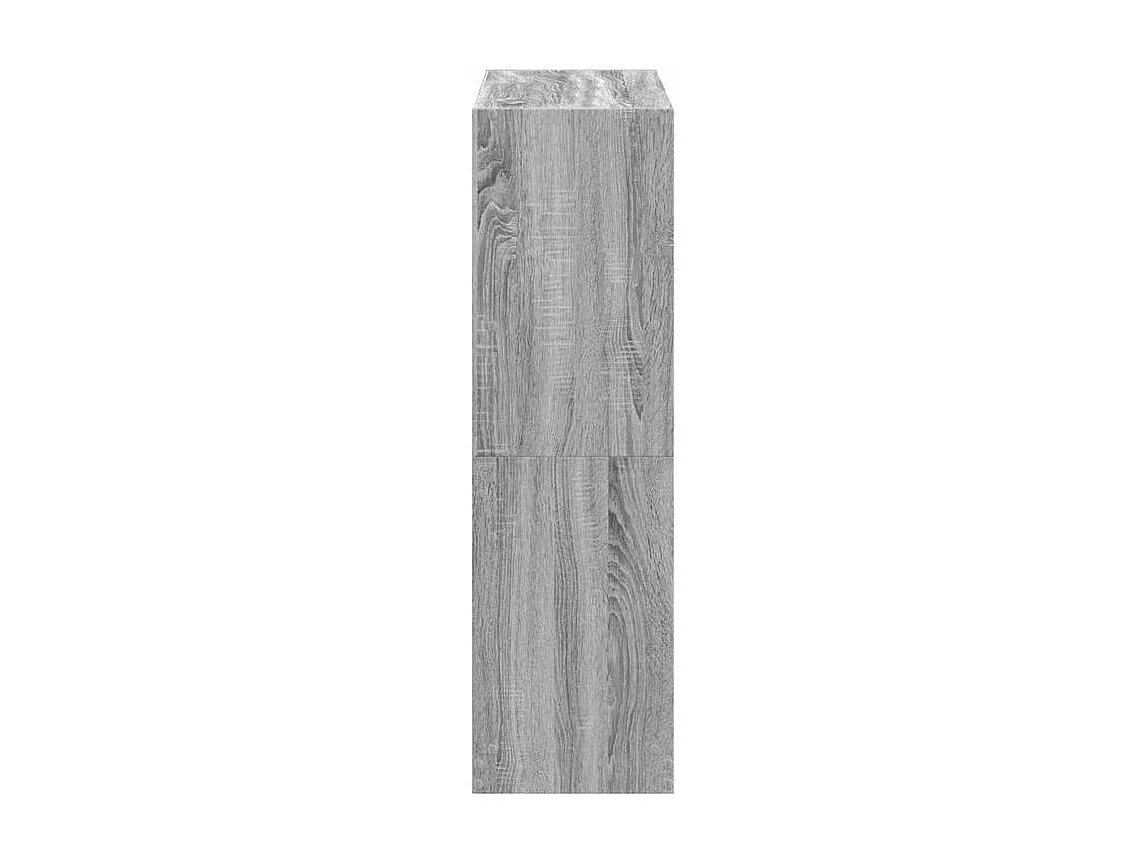 Bibliothèque sonoma gris 102x32x108 bois d'ingénierie