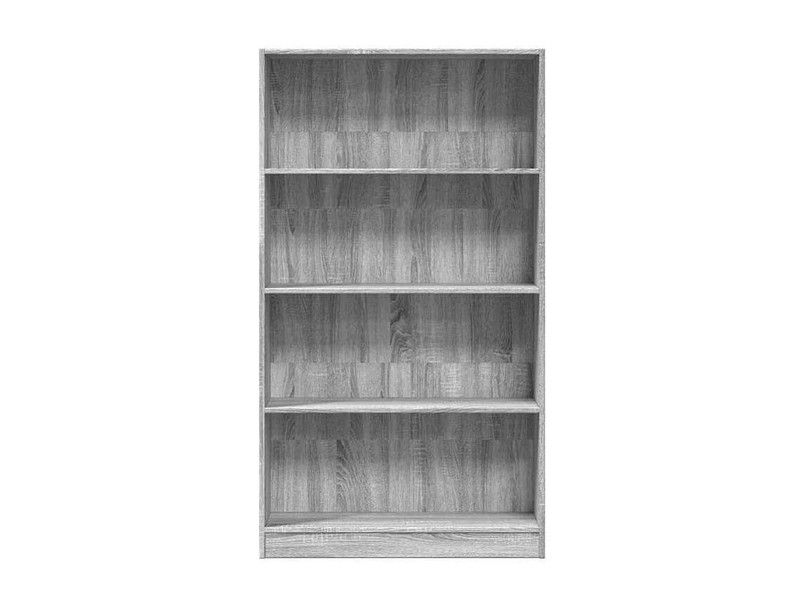 Bibliothèque sonoma gris 80x24x143 bois d'ingénierie