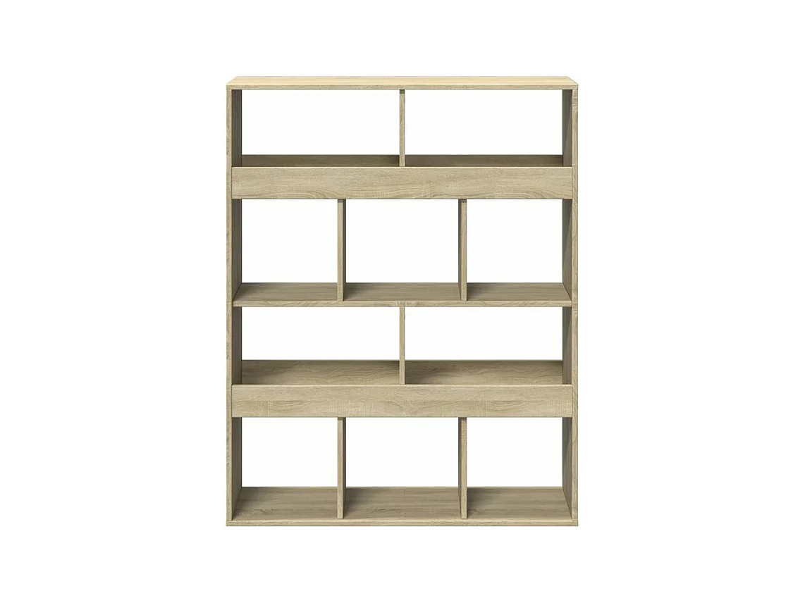 Bibliothèque chêne sonoma 100x33x125,5 bois d'ingénierie