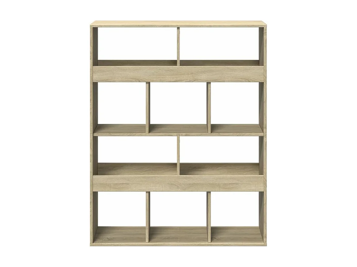 Bibliothèque chêne sonoma 100x33x125,5 bois d'ingénierie