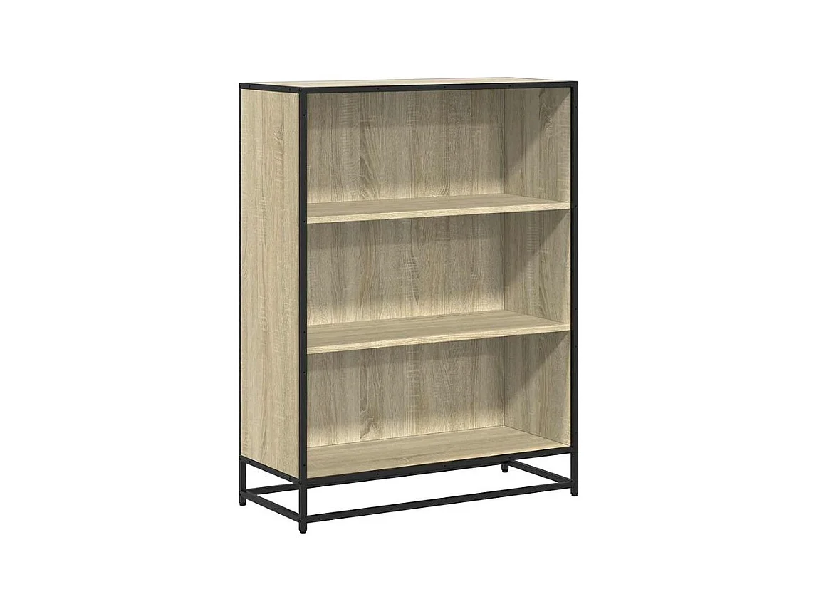 Bibliothèque chêne sonoma 80,5x35x107,5 bois d'ingénierie