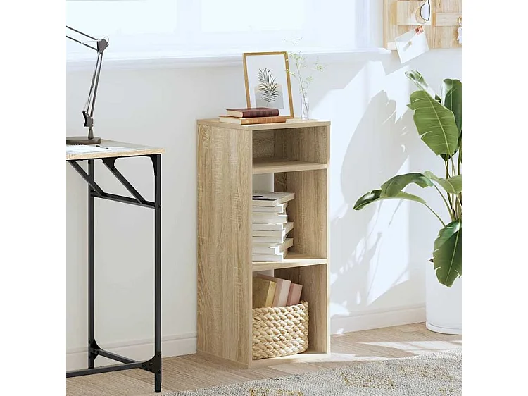 Bibliothèque chêne sonoma 34x31x80 bois d'ingénierie