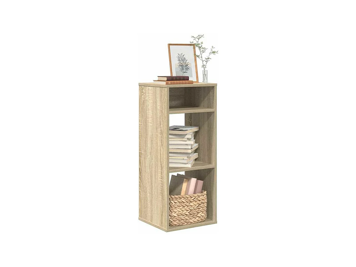 Bibliothèque chêne sonoma 34x31x80 bois d'ingénierie