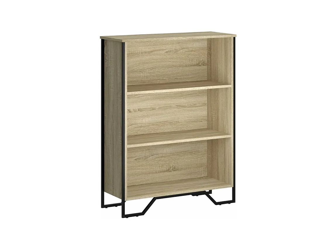 Bibliothèque chêne sonoma 80x31x106 bois d'ingénierie