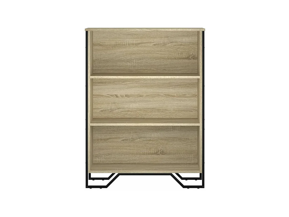 Bibliothèque chêne sonoma 80x31x106 bois d'ingénierie