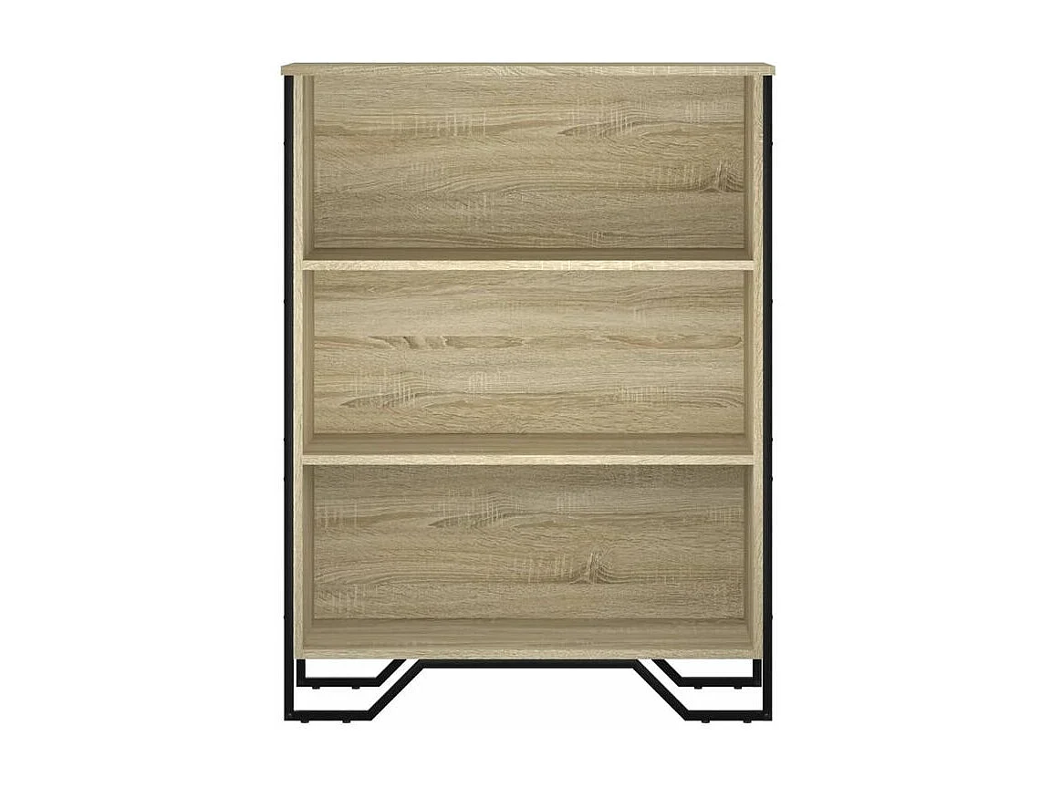 Bibliothèque chêne sonoma 80x31x106 bois d'ingénierie