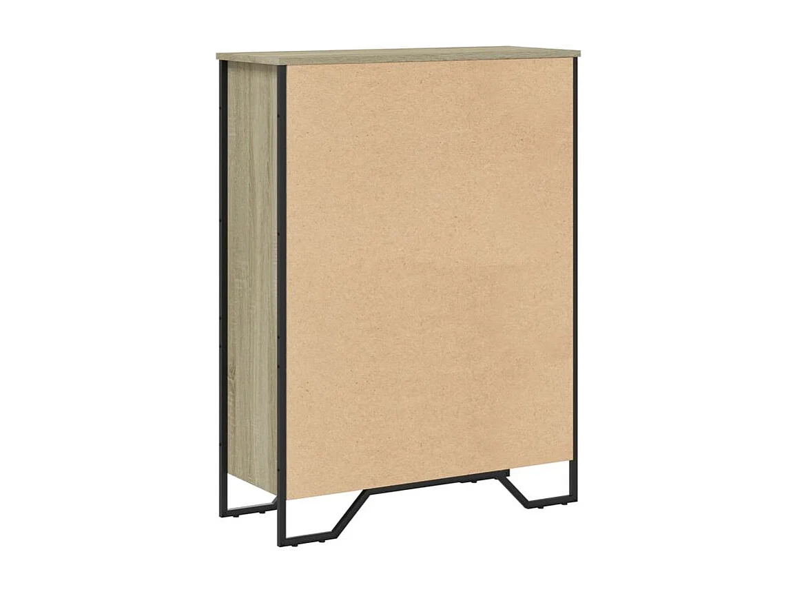 Bibliothèque chêne sonoma 80x31x106 bois d'ingénierie