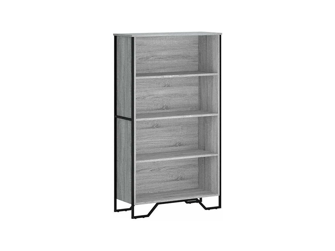 Bibliothèque sonoma gris 80x31x137,5 bois d'ingénierie