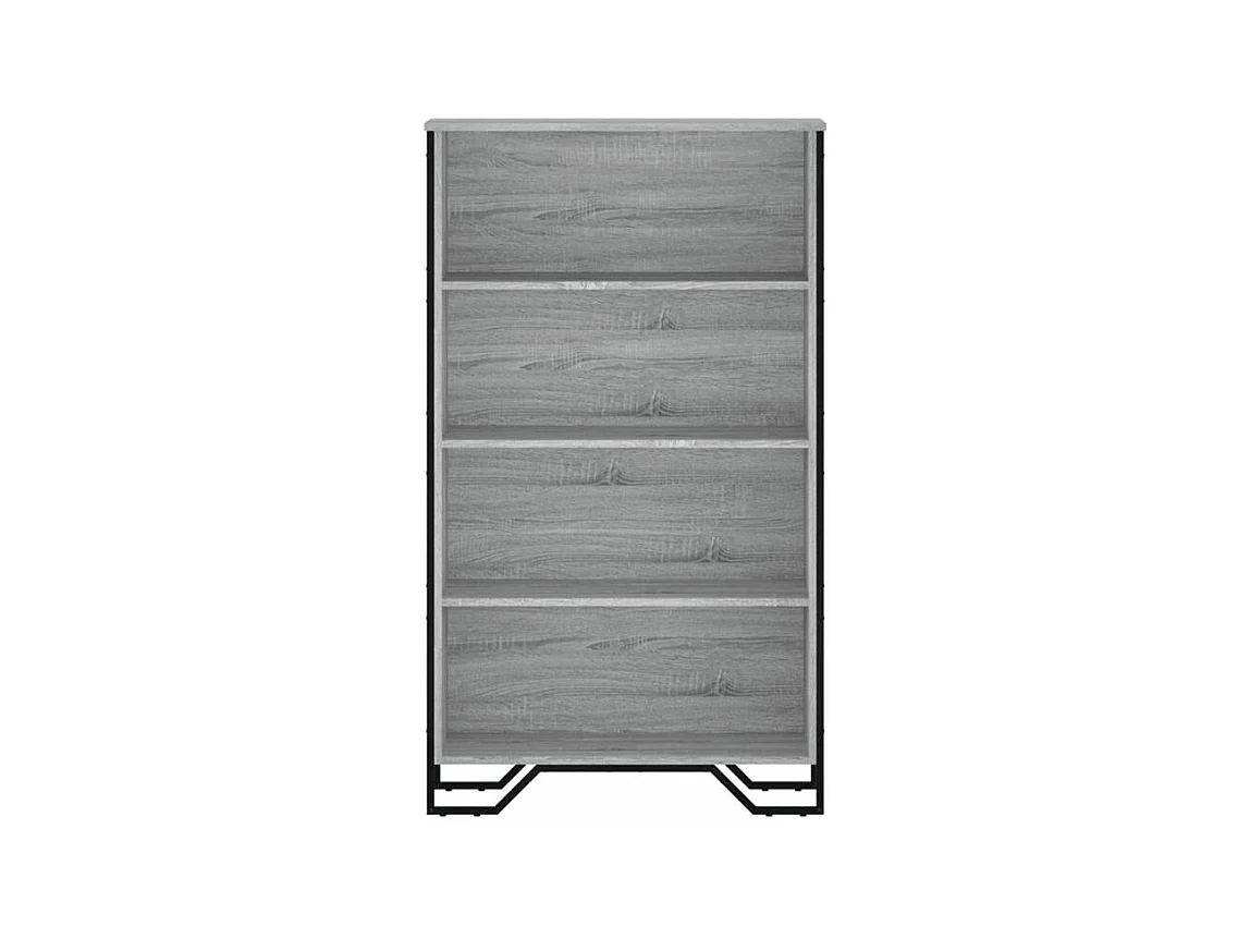 Bibliothèque sonoma gris 80x31x137,5 bois d'ingénierie