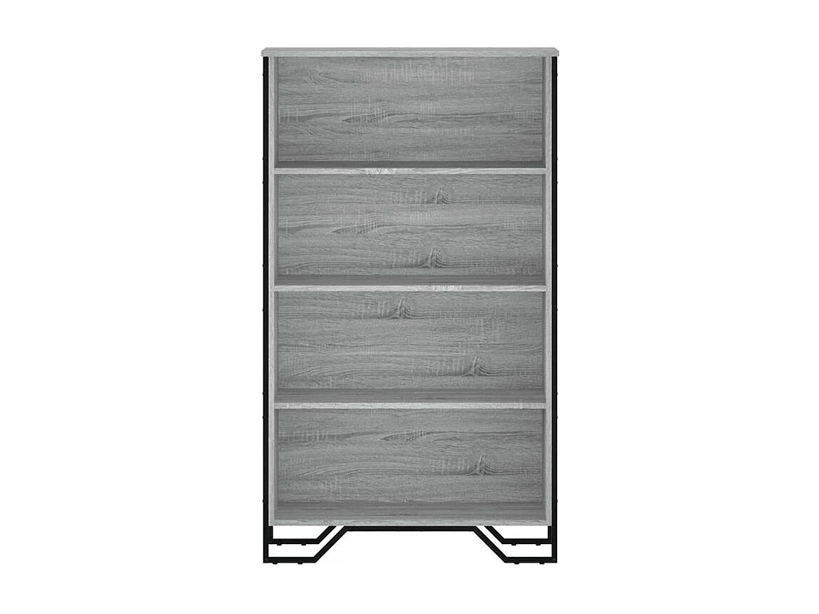 Bibliothèque sonoma gris 80x31x137,5 bois d'ingénierie
