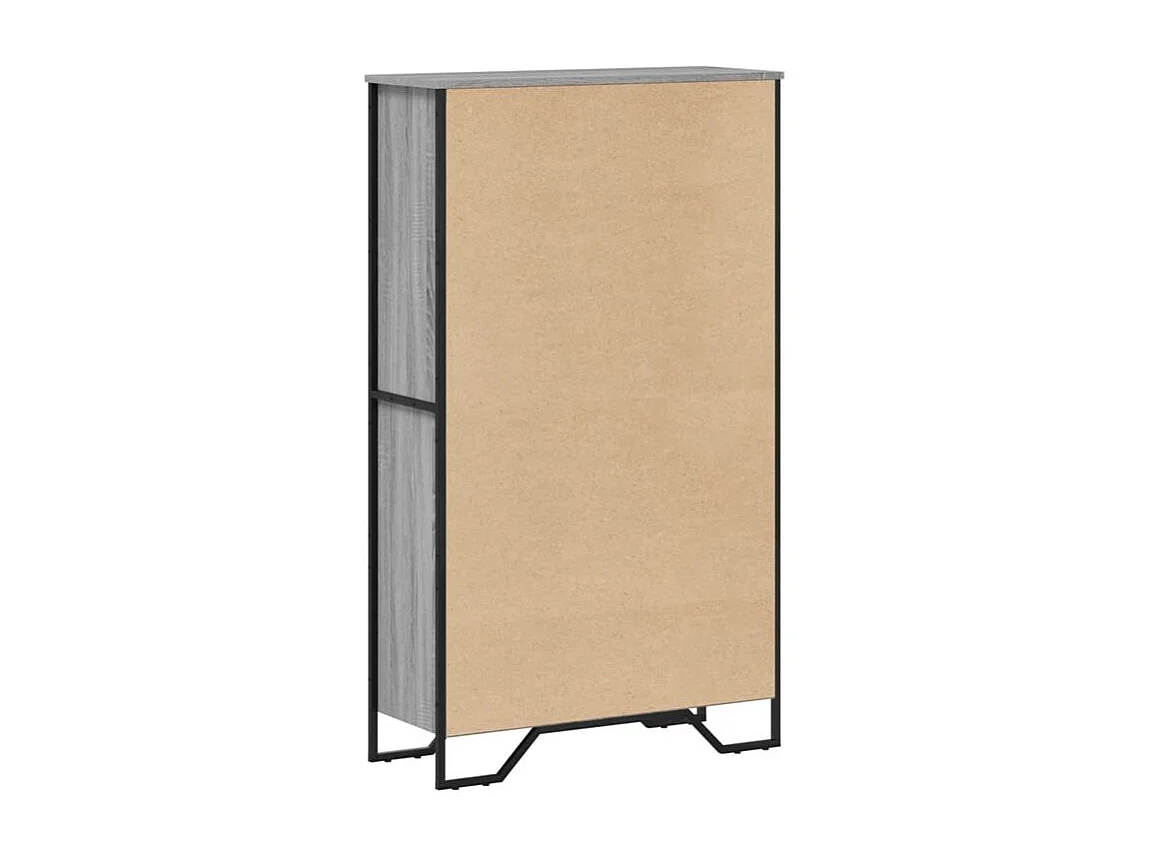 Bibliothèque sonoma gris 80x31x137,5 bois d'ingénierie