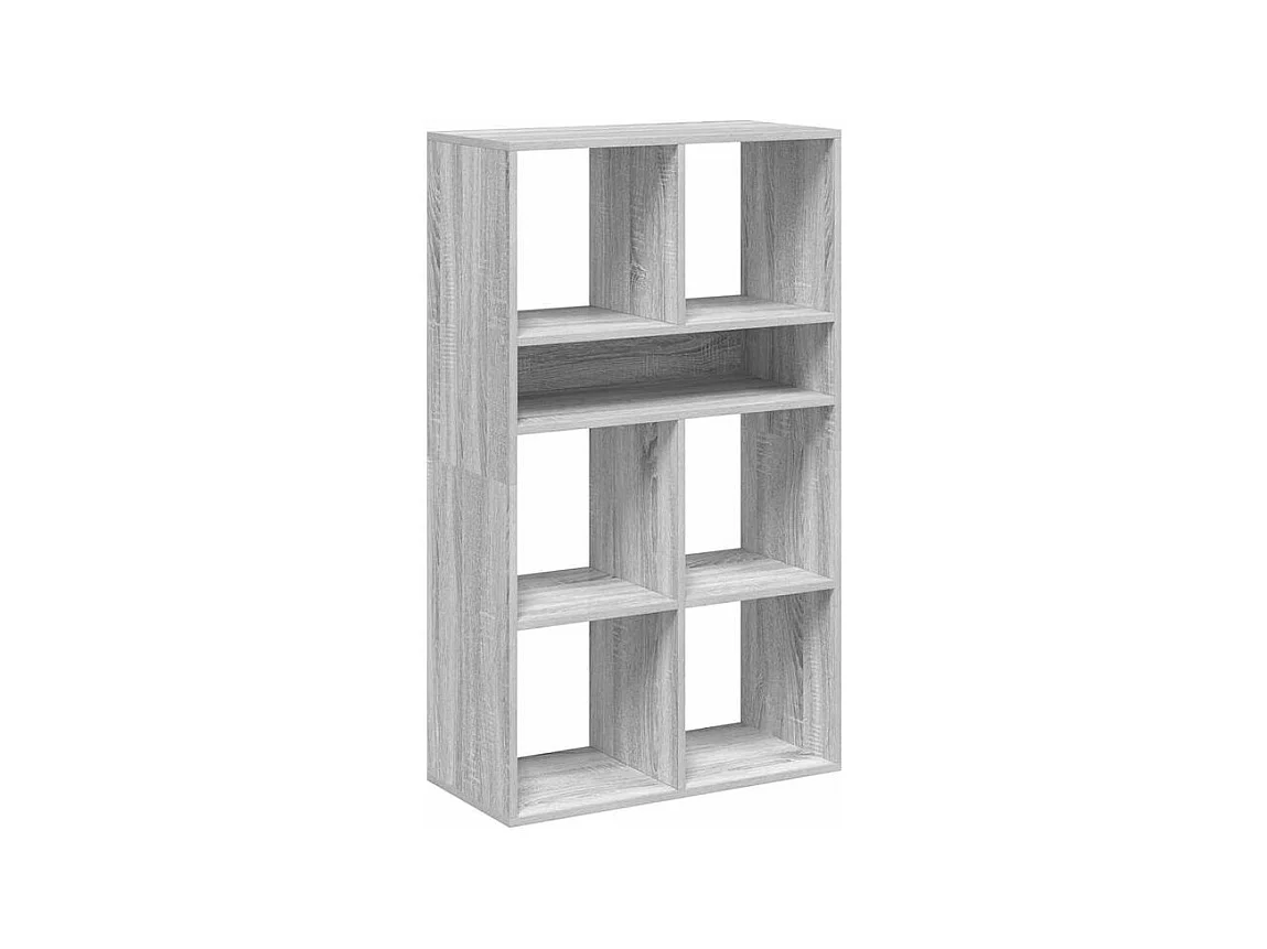 Bibliothèque sonoma gris 66x31x112 bois d'ingénierie