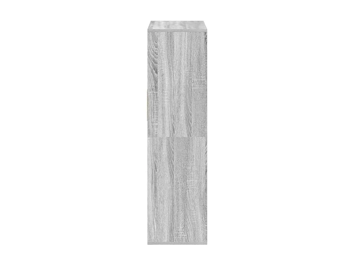 Bibliothèque sonoma gris 66x31x112 bois d'ingénierie